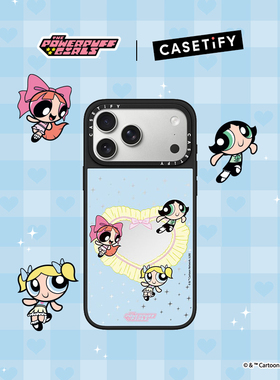 The Powerpuff Girls x CASETiFY 飞天小女警联名 爱心 适用于苹果iPhone17ProMax/17Pro/16ProMax镜面手机壳