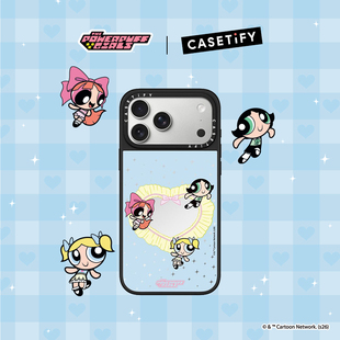 The Powerpuff Girls x CASETiFY 飞天小女警联名 爱心 适用于苹果iPhone17ProMax/17Pro/16ProMax镜面手机壳