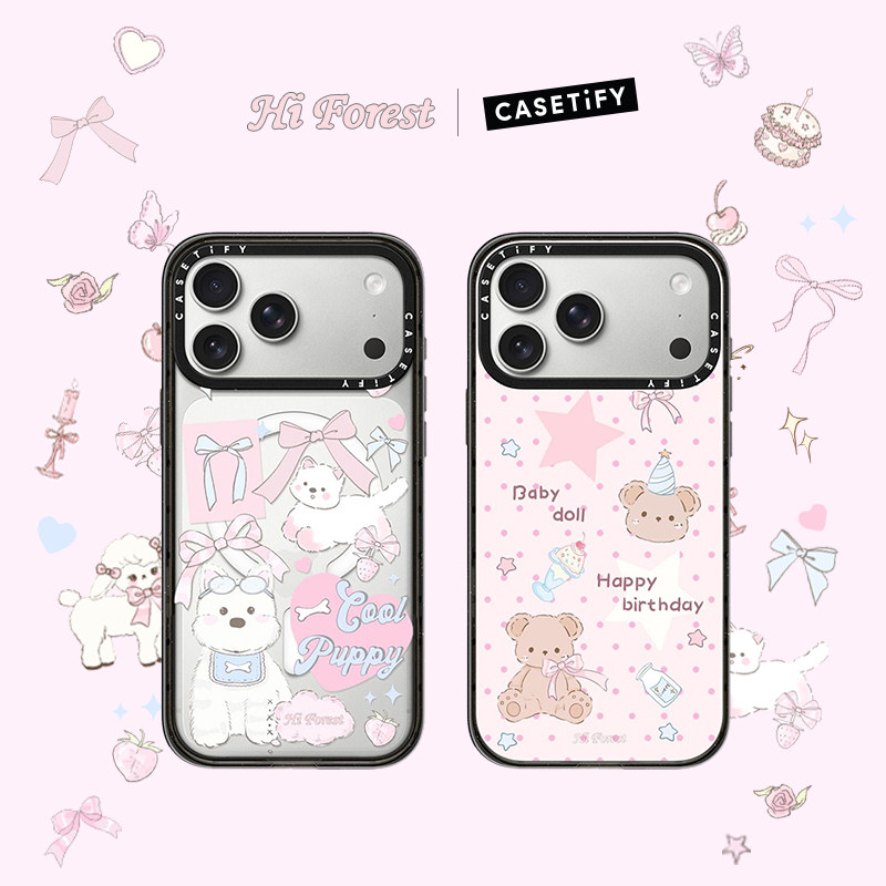 CASETiFY 森林早报系列 祷告小羊/丝带小狗/祝你生日 适用于苹果iPhone18ProMax/18Pro/17ProMax/17Pro手机壳图片