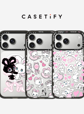 CASETiFY foxy系列 爱心小兔/小猫 可爱卡通 适用于苹果iPhone17ProMax/17Pro/Air/16ProMax/15ProMax手机壳