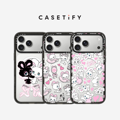 CASETiFY爱心小兔防摔手机壳