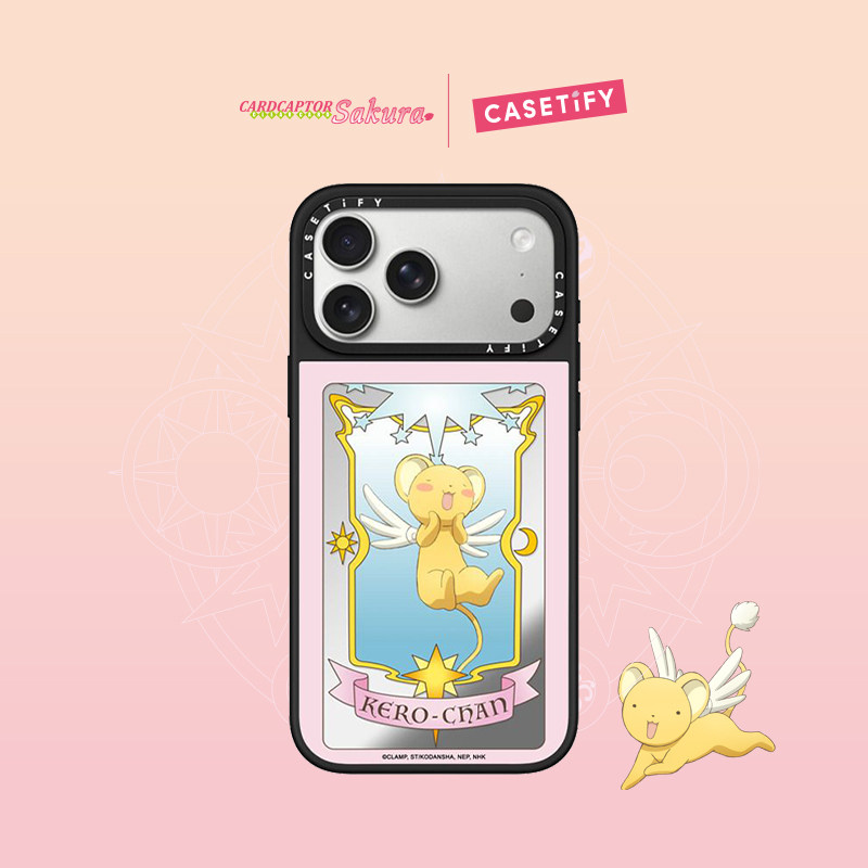 魔卡少女樱：透明牌篇 x CASETiFY 联名 小可透明卡牌 适用于苹果iPhone17ProMax/17Pro/16ProMax镜面手机壳,3C数码配件,手机保护套/壳,淘宝优惠券,粉丝福利购,淘宝优惠卷