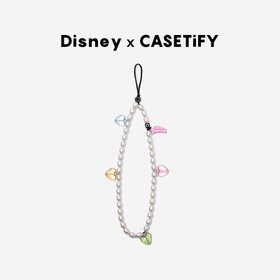 Disney x CASETiFY联名迪士尼公主珠饰全系列适用手机配件手机链条
