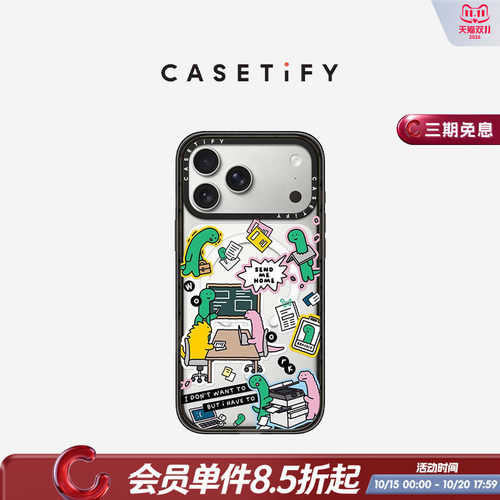 CASETiFY Joguman系列 下班倒计时 适用于苹果iPhone17ProMax/17Pro/16ProMax/16Pro手机壳