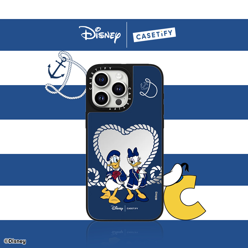 迪士尼 | CASETiFY 唐老鸭和黛丝  适用于iPhone15/14 Pro/Max手机壳