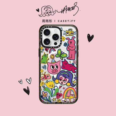 CASETiFY 周雨彤合作系列 友友聚会 适用于iPhone16ProMax/16Pro/15ProMax/14ProMax手机壳