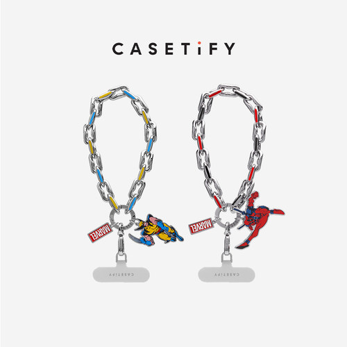 死侍 x 金刚狼 | CASETiFY 联名 适用于iPhone全系列手机配件 金属链手机腕带