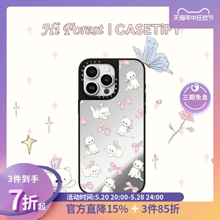 Pro CASETiFY Max手机壳 iPhone15 蝴蝶结小猫 适用于华为Mate60系列 森林早报系列