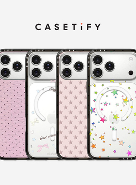 CASETiFY 新壳体 纤巧手机壳 缤纷幸运星/粉色星星 适用于苹果iPhone17ProMax/17Pro/16ProMax/16Pro手机壳