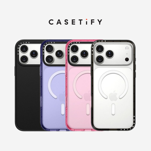 casetify基础透明纯色幻彩手机壳