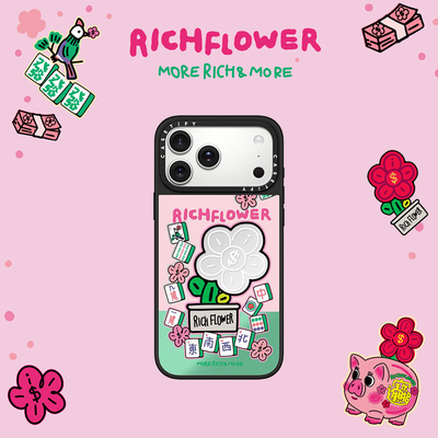 CASETiFY RICH FLOWER 天天杠上花 适用于苹果iPhone17ProMax/17Pro/Air/16ProMax/16Pro/15ProMax手机壳