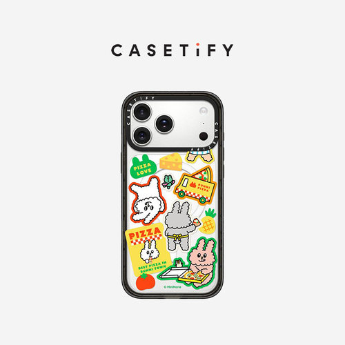 CASETiFY Bunni Konbiny系列 披萨派对 适用于苹果iPhone17ProMax/17Pro/Air/16ProMax/16Pro手机壳