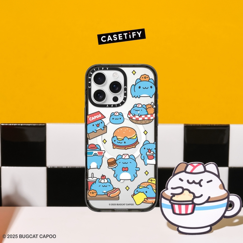 CASETiFY Bugcat Capoo猫猫虫咖波系列 多重咖波 适用于iPhone16ProMax/16Pro/15ProMax15pro手机壳