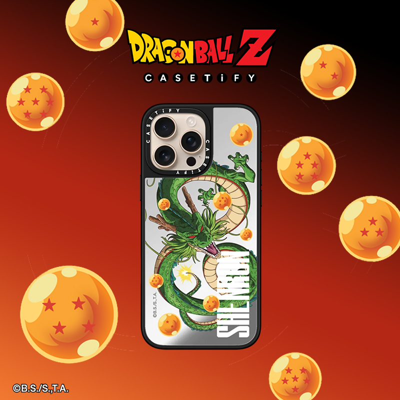 龙珠 Z x CASETiFY联名 40周年系列神龙适用于iPhone16ProMax/16Pro/15ProMax/15Pro镜面手机壳