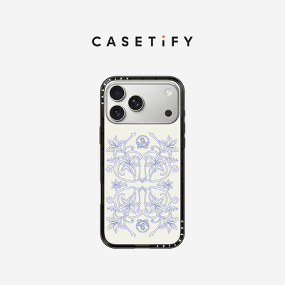 CASETiFY 瓷白奢华花园  适用于苹果iPhone17ProMax/17Pro/16ProMax/16Pro 新壳体纤巧手机壳