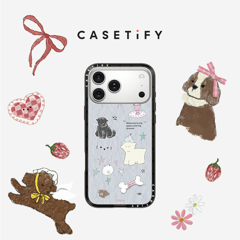 CASETiFY Roria 笨笨芝士的房间 适用于苹果iPhone17ProMax/17Pro/Air/16ProMax/16Pro15ProMax透明手机壳