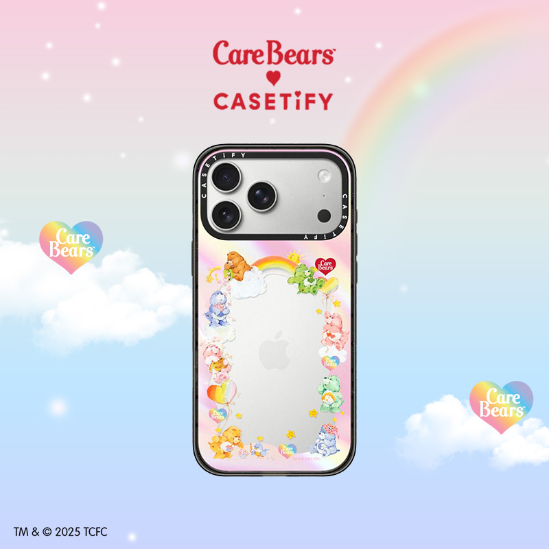 Care Bears x CASETiFY 爱心熊联名系列 相框 适用于苹果iPhone17ProMax/17Pro/16ProMax/16Pro手机壳