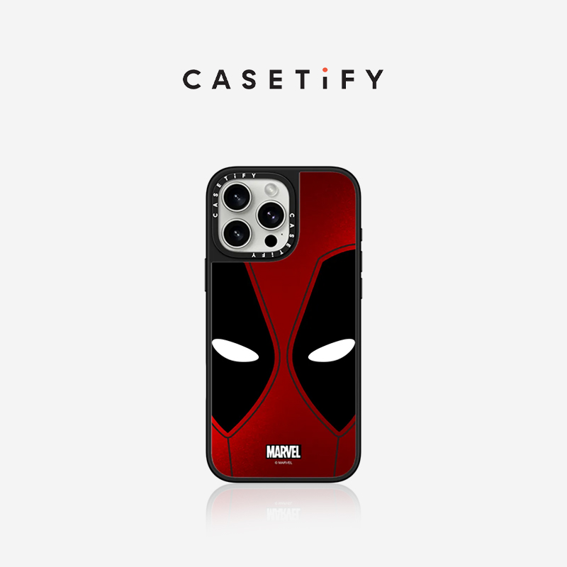 死侍 x 金刚狼 | CASETiFY 联名 死侍面罩 适用于iPhone16ProMax/16Pro/15ProMax/14ProMax手机壳