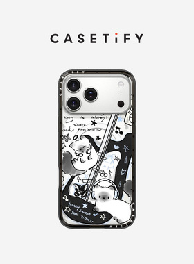 CASETiFY 摇滚猫猫 适用于苹果iPhone17ProMax/17Pro/Air/16ProMax/16Pro/15ProMax/15Pro手机壳