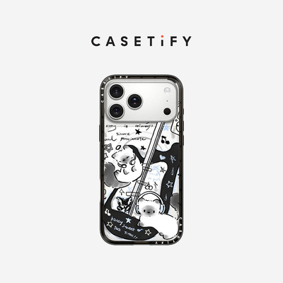 CASETiFY 摇滚猫猫 适用于苹果iPhone17ProMax/17Pro/Air/16ProMax/16Pro/15ProMax/15Pro手机壳