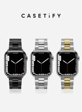 CASETiFY 不锈钢三链表带 适用于Apple watch表带
