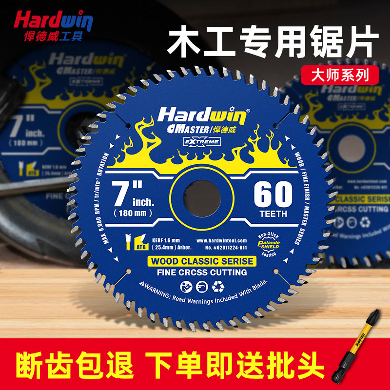 悍德威锯片木工专用断齿包退