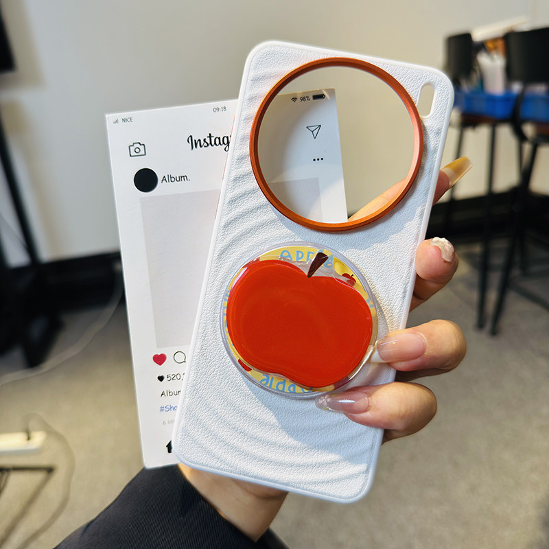 高级磁吸气囊支架适用努比亚M153豆包手机壳波漾纹nubia M153保护套全包防摔M153豆包软边卡通可爱磁吸