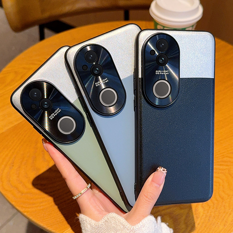 高级拼接皮纹适用vivoS20Pro手机壳皮纹vivos20保护套全包防摔vivos20皮质网红ins风高档简约男女拼色