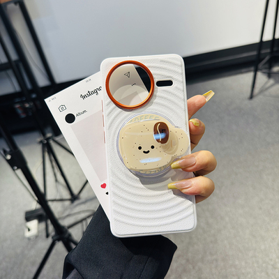 高级磁吸波漾纹适用红米k80手机壳皮纹红米k80pro保护套全包防摔Rdemi K80软边高级创意可爱磁吸气囊支架