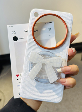 高级磁吸适用oppofindx8pro手机壳波漾纹finx8ultra保护套findx9全包防摔findx8s+软边卡通可爱磁吸气囊支架