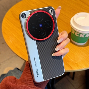 适用vivox200s手机壳电镀新款vivox200Pro保护套全包壳高级拼接简约男女x200ultra硬壳复古创意秒变相机