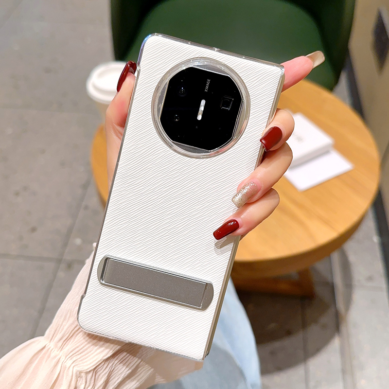 适用华为matex7手机壳皮纹简约matex7典藏版折叠屏保护套超薄防摔支架matex7保护壳商务高级感男女新款高档