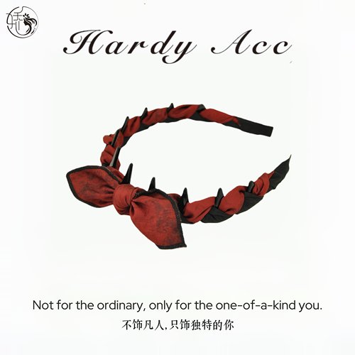 美添娇纯手作复古蝴蝶结发箍