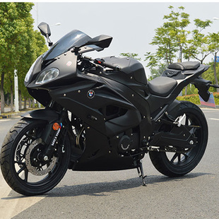 新款【可上牌】摩托车跑车 双R400CC水冷公路赛重机车燃油整车