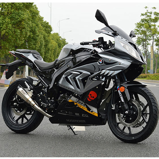 【可上牌】都市摩托车跑车 双R400CC水冷公路赛重机车燃油整车