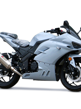 【可上牌】新款成人摩托车跑车街车400cc趴赛都市通勤个性重机车