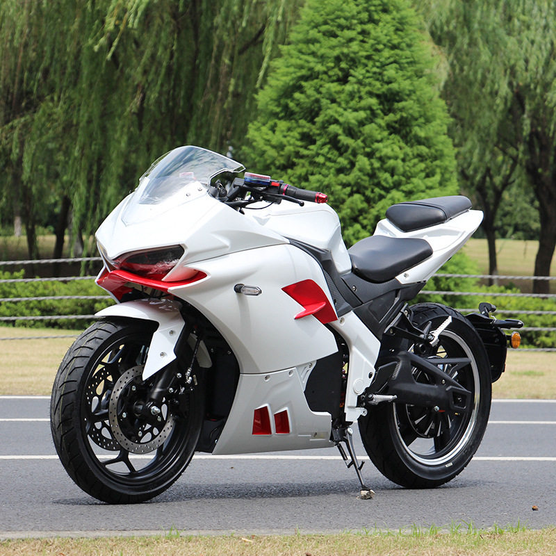 电动摩托车72V5000W中置电机链传动120AH锂电锂电长续航个性酷车
