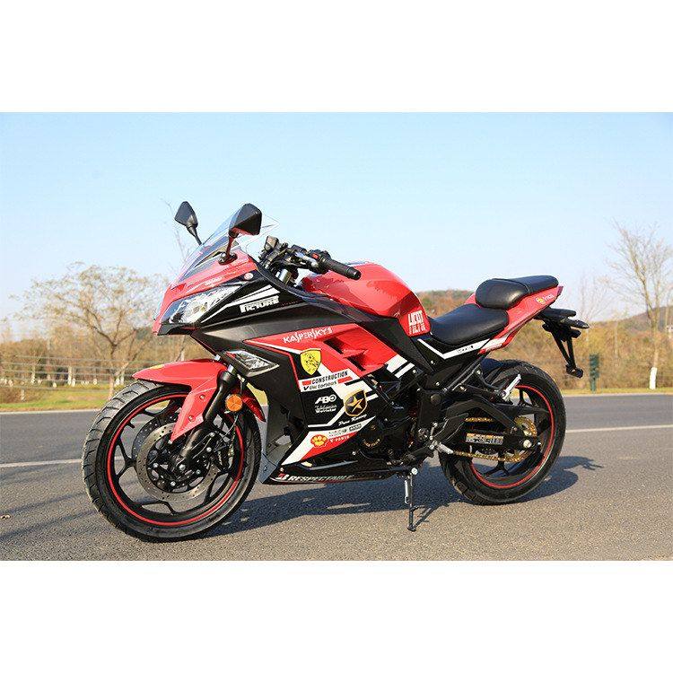 燃油摩托车小忍者200CC电喷国四冲程摩托车大盘碟刹越野车跑车