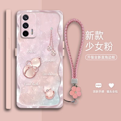 好运葫芦适用realmegtneo2t手机壳5G防摔RMX3357硅胶realme男gtnoe全包gt保护t5g套neo女oppo个性真我gtneo2t