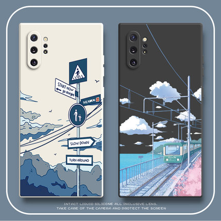 适用三星note10十5G手机壳硅胶samsungnote保护套n9760全包not防摔pro女galaxynote10+男nont潮noto超薄plus