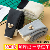 外穿加厚春秋冬款 女童加绒打底裤 子儿童保暖棉裤 2025一体绒女宝宝