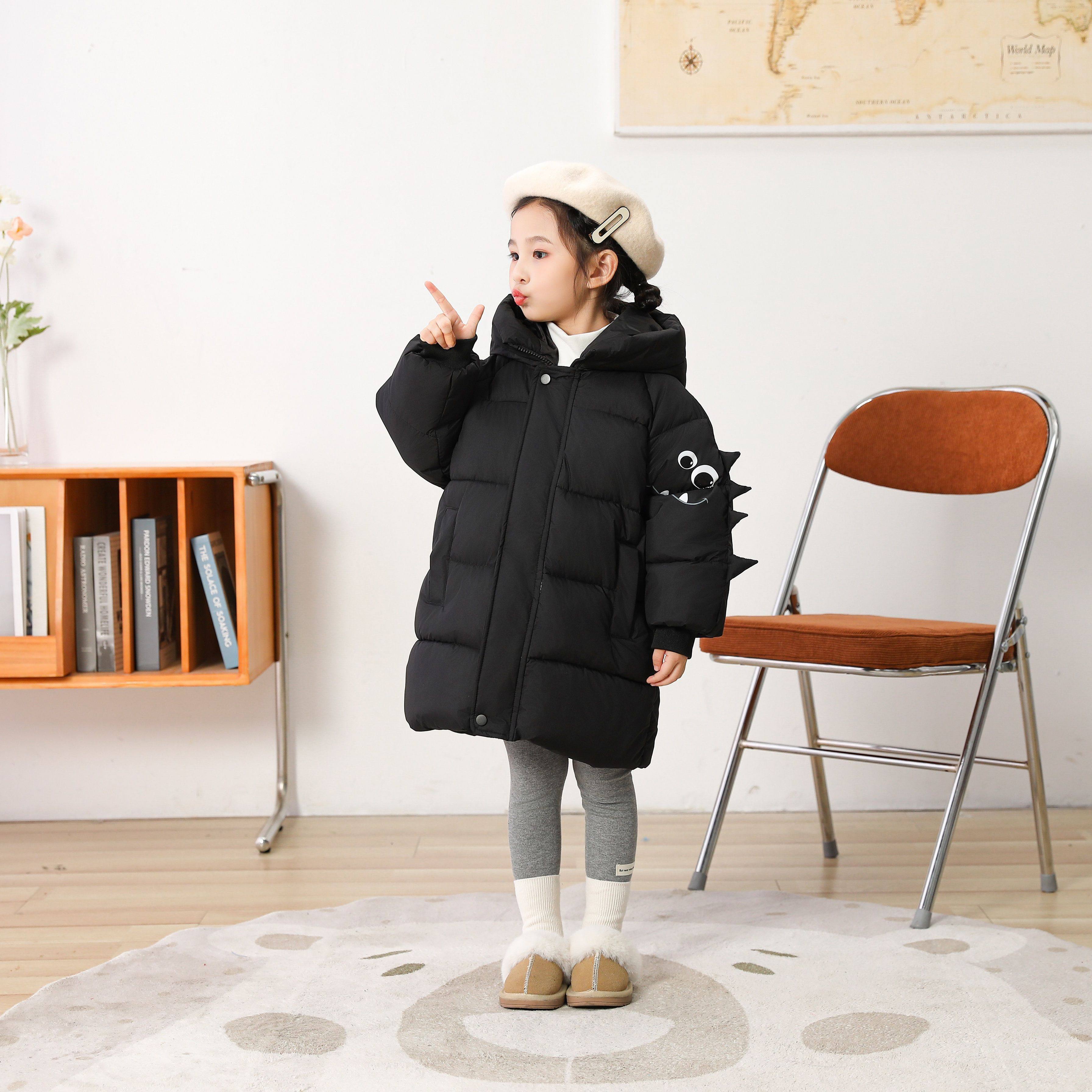 网红款冬季儿童中长款羽棉服男洋气宝童棉袄新款绒童加厚女童宝外,童装/婴儿装/亲子装,唐装,淘宝优惠券,粉丝福利购,淘宝优惠卷