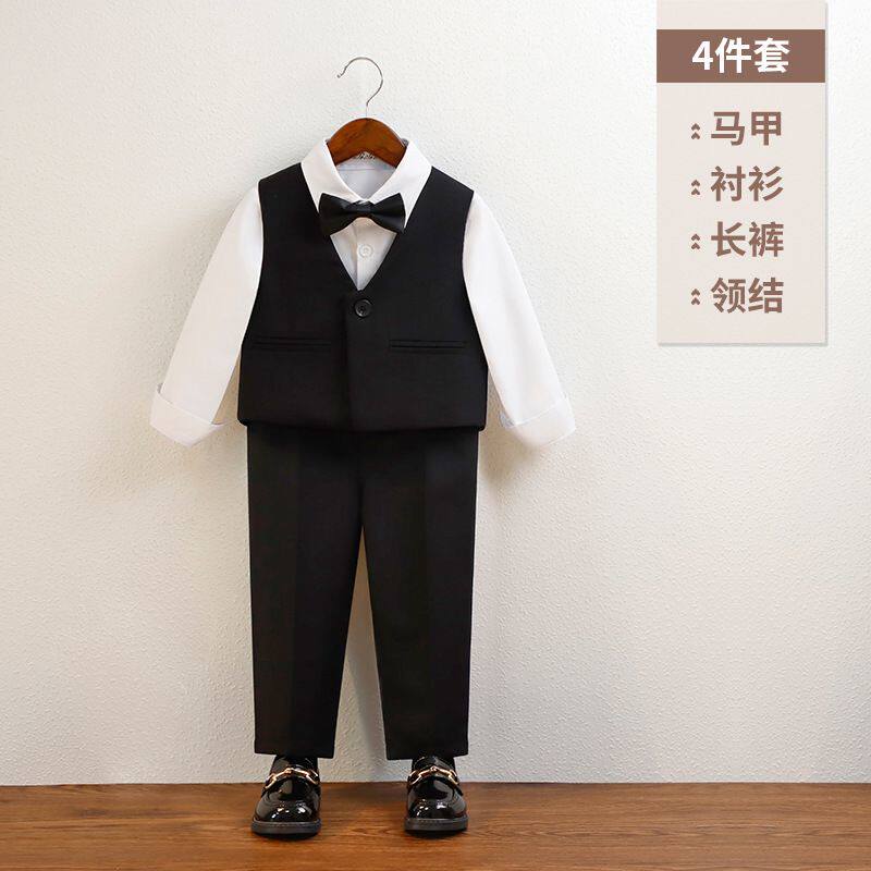 网红款儿童装03春款条马套宝演服岁生日摄西男22秋新纹甲全宝出周
