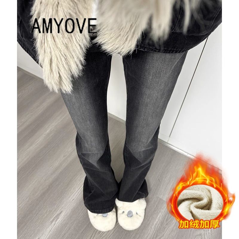 网红款加绒加黑色微裤02