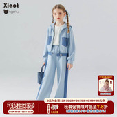 清新学院风女童运动套装 2026春季 新款 小童木 儿童卫衣裤 子两件套