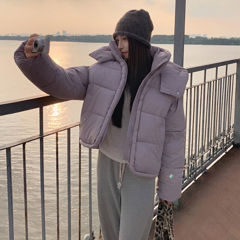 芯依梦聚酯纤维短款通勤宽松