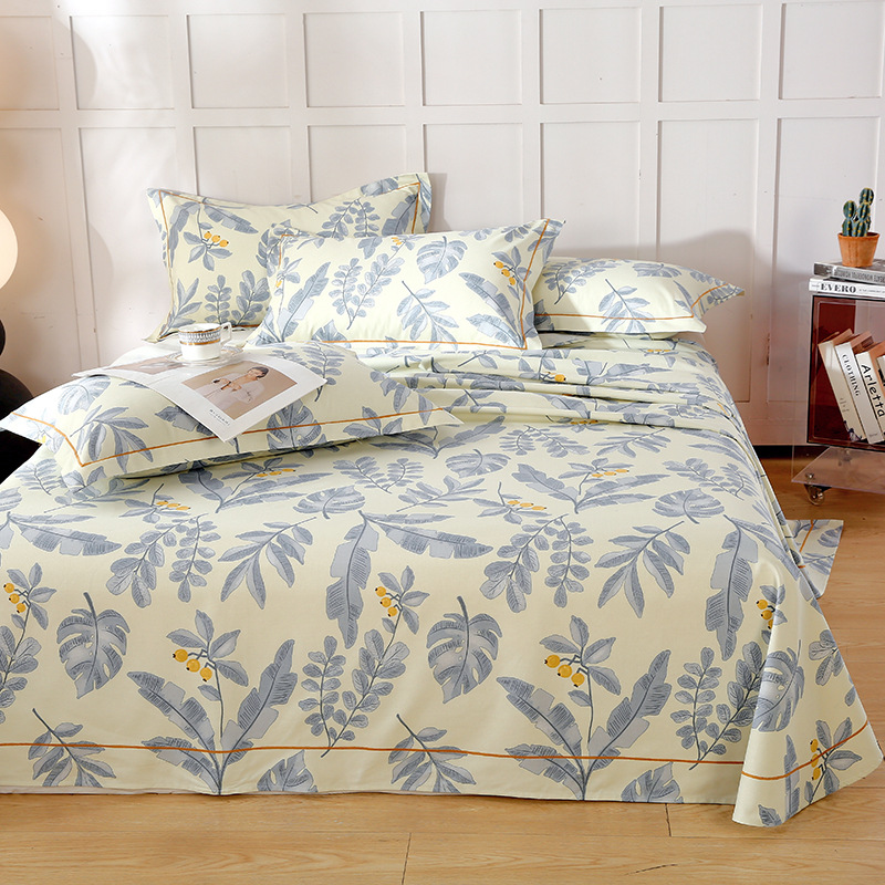 A类夏季纯棉老粗布床单单件全棉