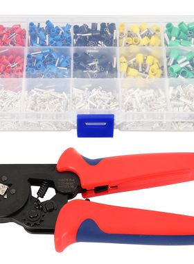 货源 1640pcs盒装管型接线端子VE冷压绝缘管形端子组合