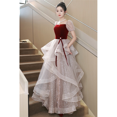 法式敬酒服2025新款新娘结婚订婚回门宴会气质晚礼服裙女平时可穿