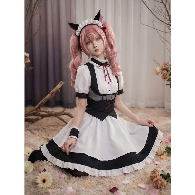 【命运石之门】衣服菲利斯喵喵牧濑红莉栖女仆装cosplay套装